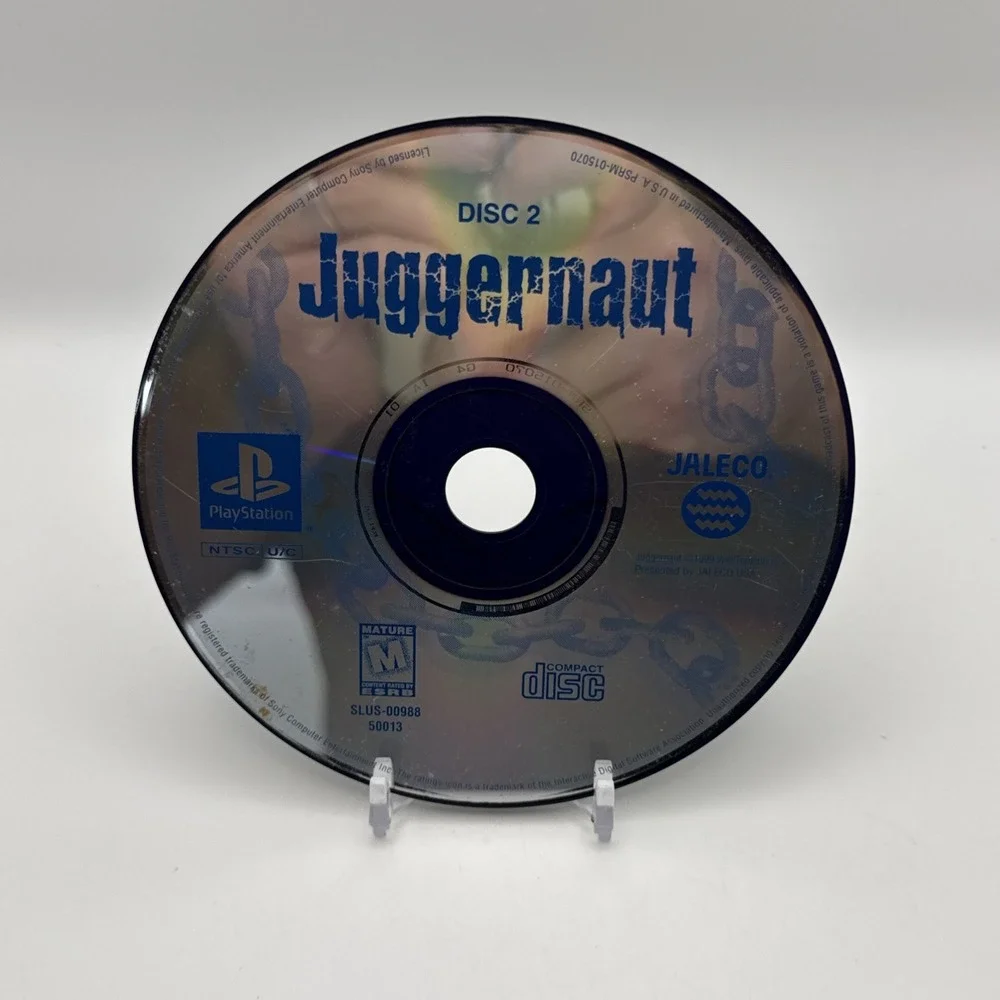 Juggernaut PS1 Horror Game Discs 1-3 Complete (READ DESCRIPTION)